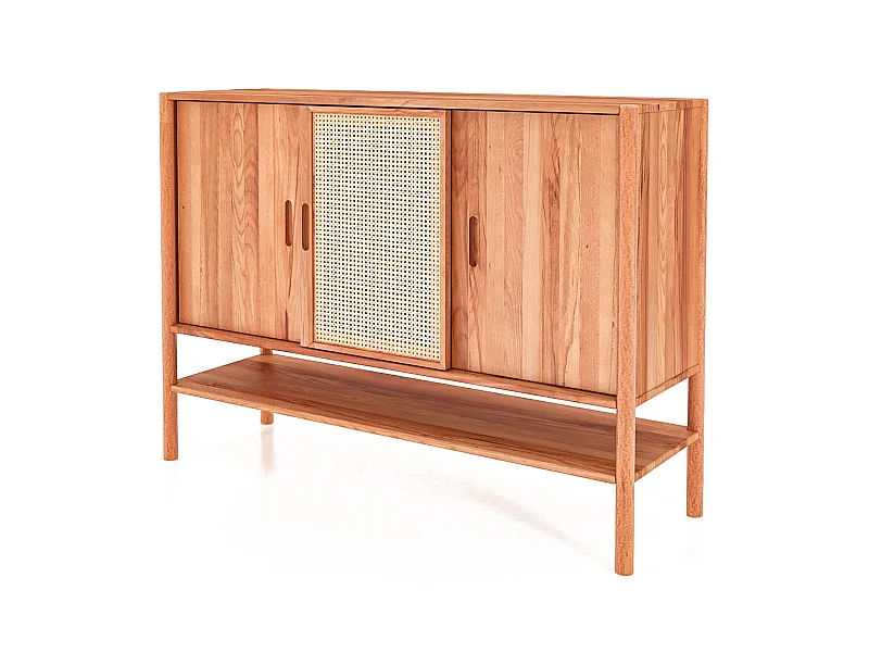 POLA - Kommode 100% aus massivem Holz aus Kernbuche, naturgeölt