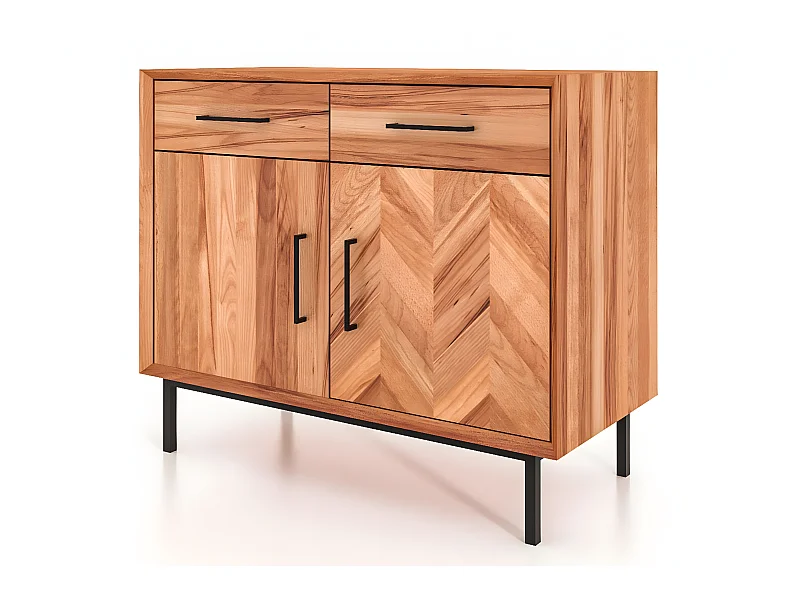 ABIES - Kommode 100% aus massivem Holz aus Kernbuche, naturgeölt