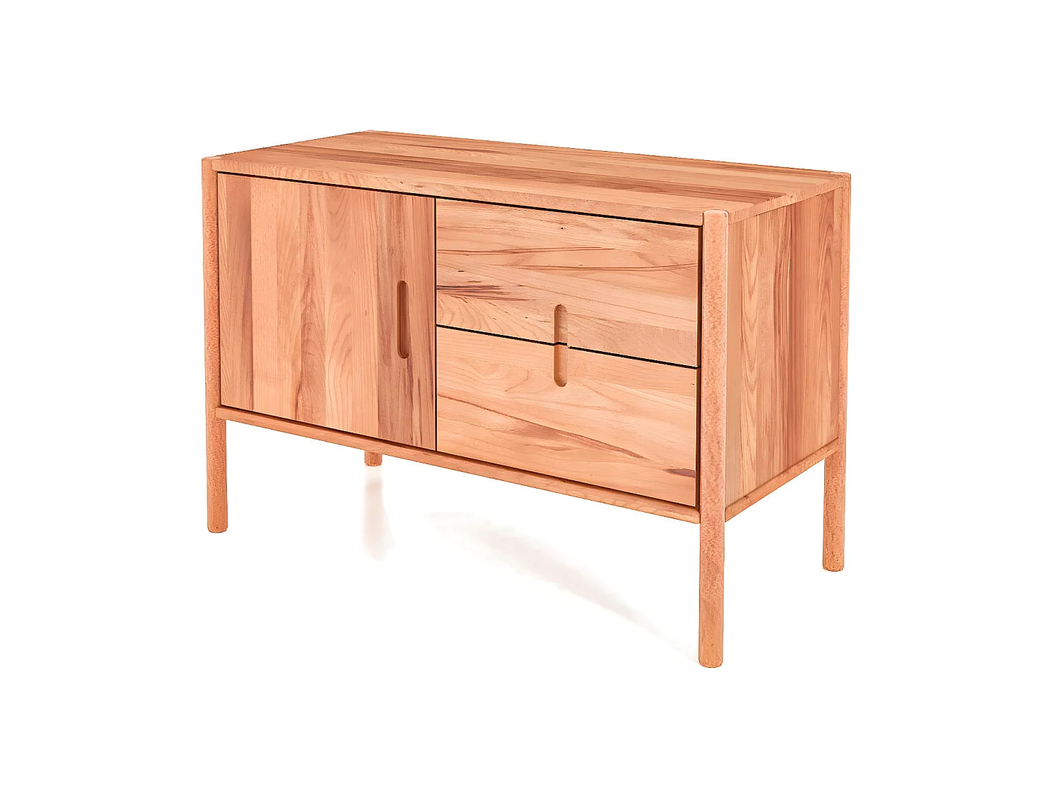 POLA - Kommode 100% aus massivem Holz aus Kernbuche, naturgeölt