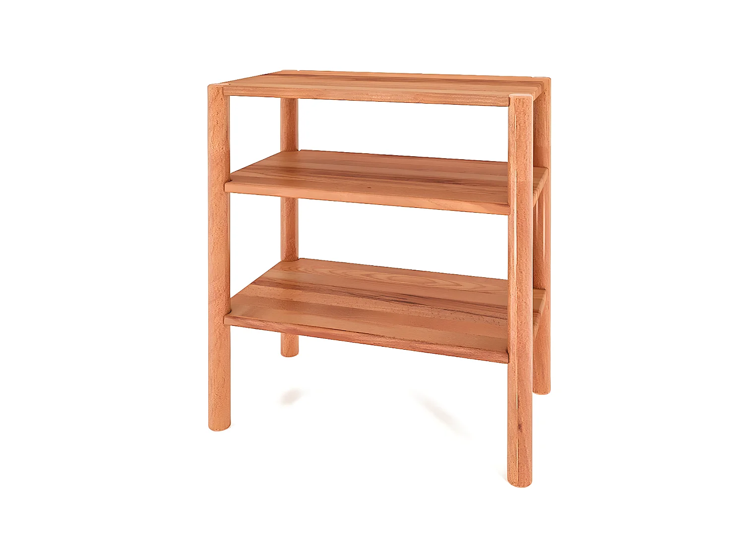 POLA - Table de nuit en coeur de hêtre, huilé naturel