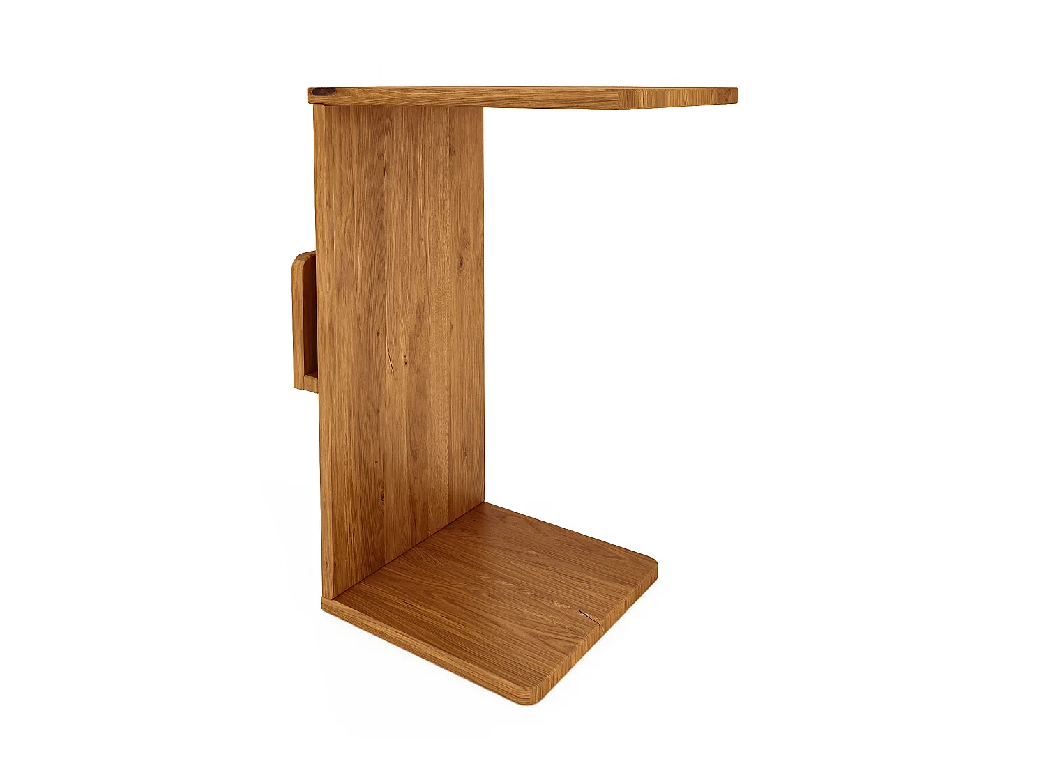 ABIES - Nachttisch mit Schubladen aus Wildeiche, naturgeölt