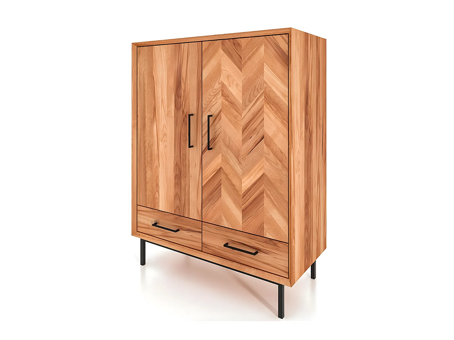 ABIES - Kommode 100% aus massivem Holz aus Kernbuche, naturgeölt