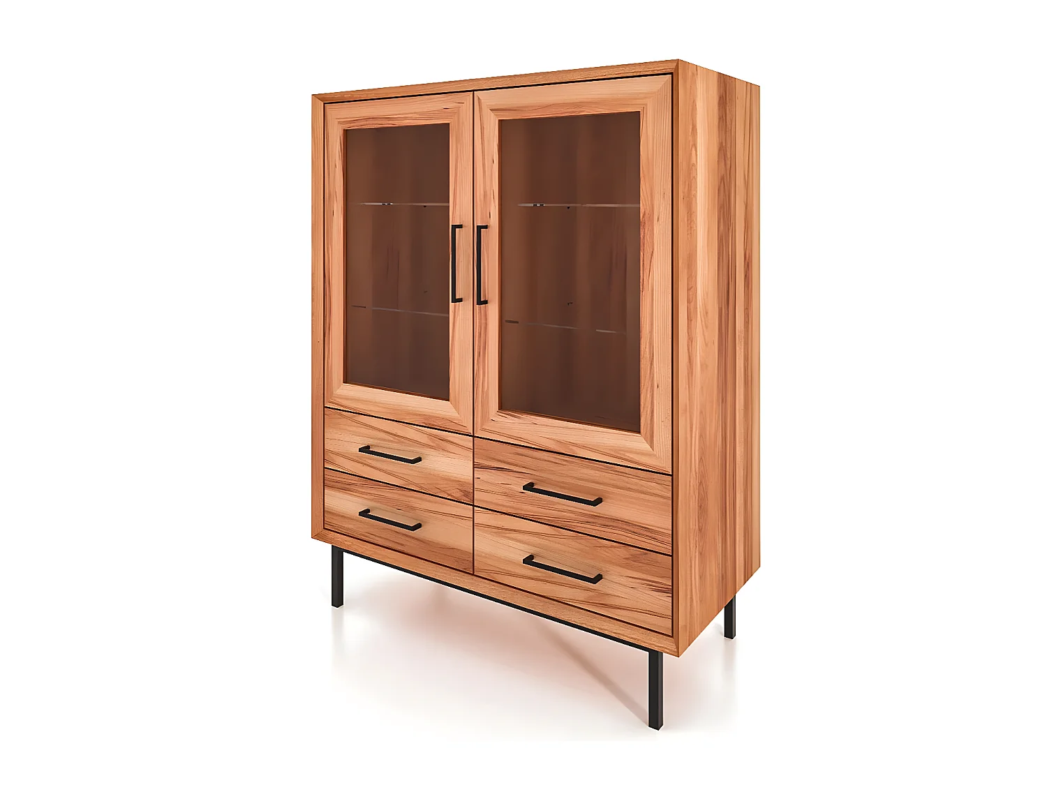 ABIES - Kommode 100% aus massivem Holz aus Kernbuche, naturgeölt