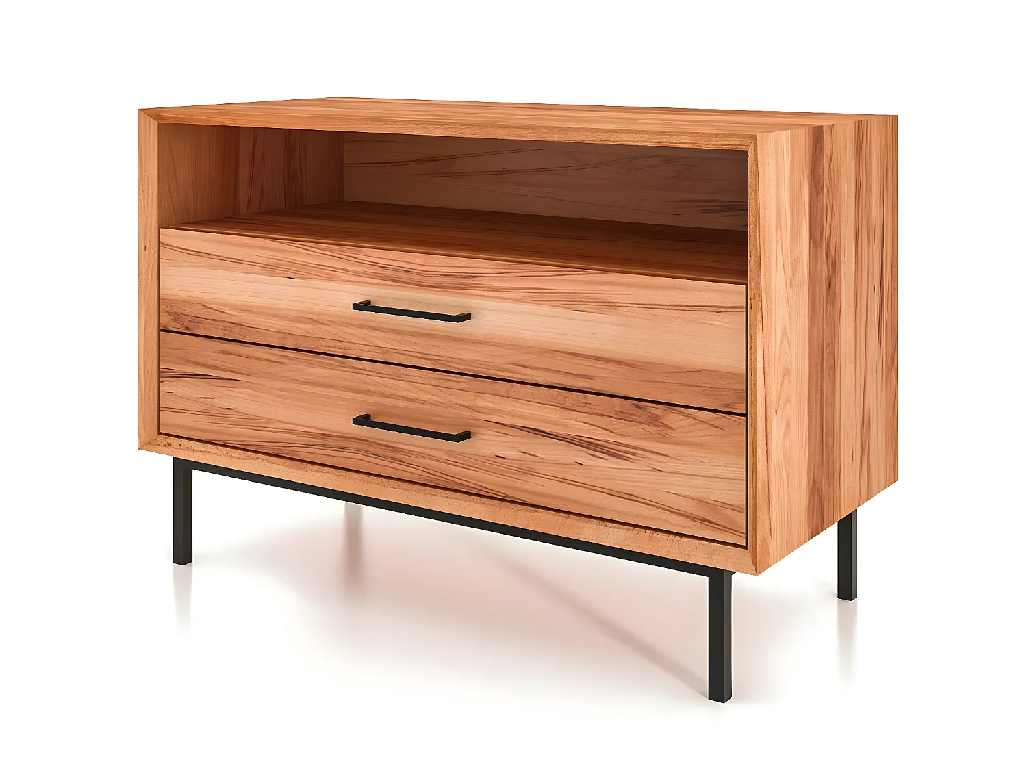 ABIES - Kommode 100% aus massivem Holz aus Kernbuche, naturgeölt