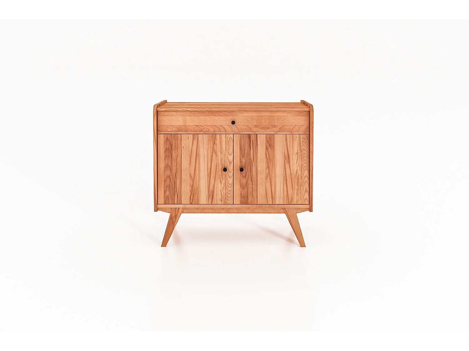 RETRO - Kommode 100% aus massivem Holz aus Kernbuche, naturgeölt