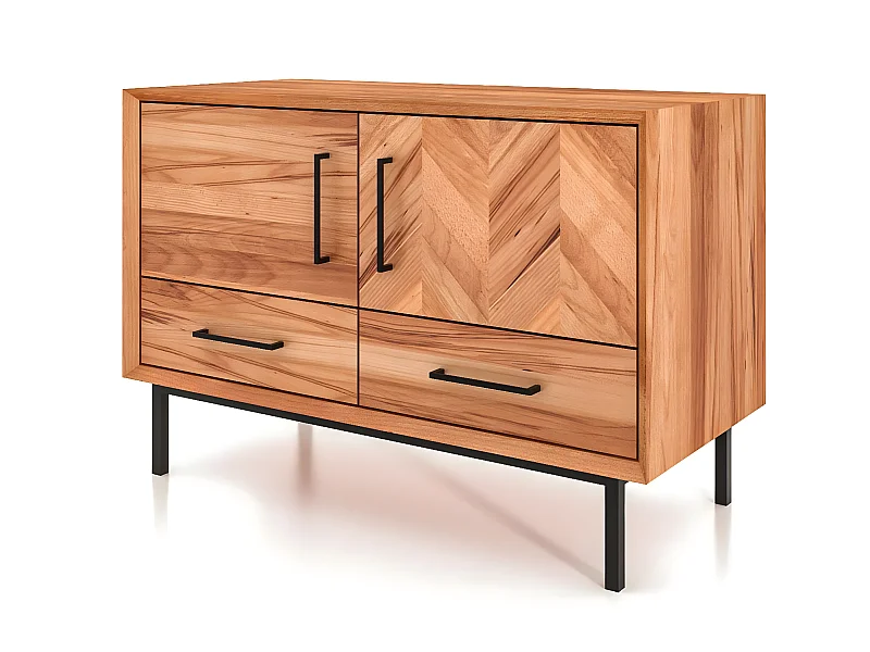 ABIES - Kommode 100% aus massivem Holz aus Kernbuche, naturgeölt