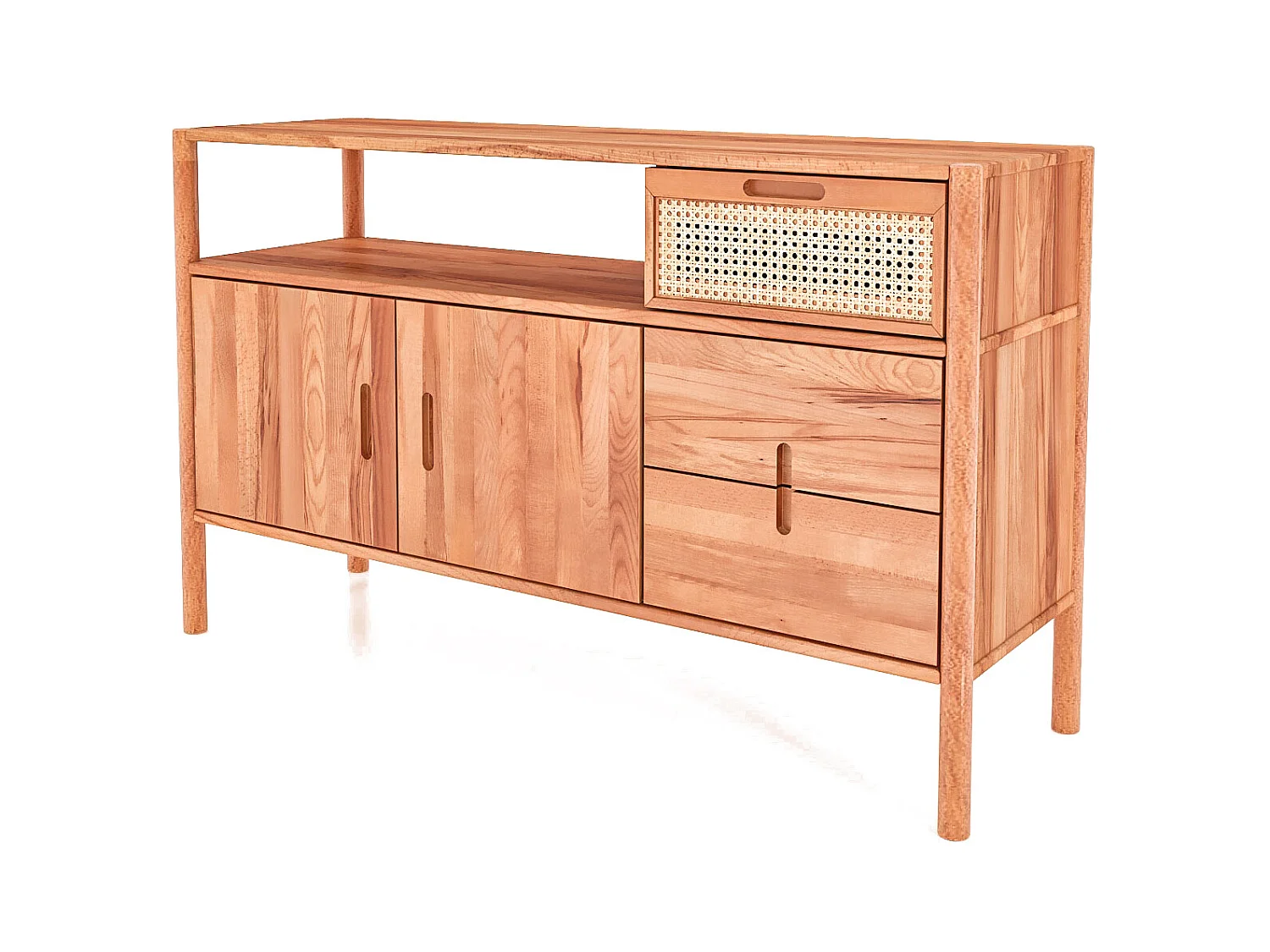 POLA - Kommode 100% aus massivem Holz aus Kernbuche, naturgeölt