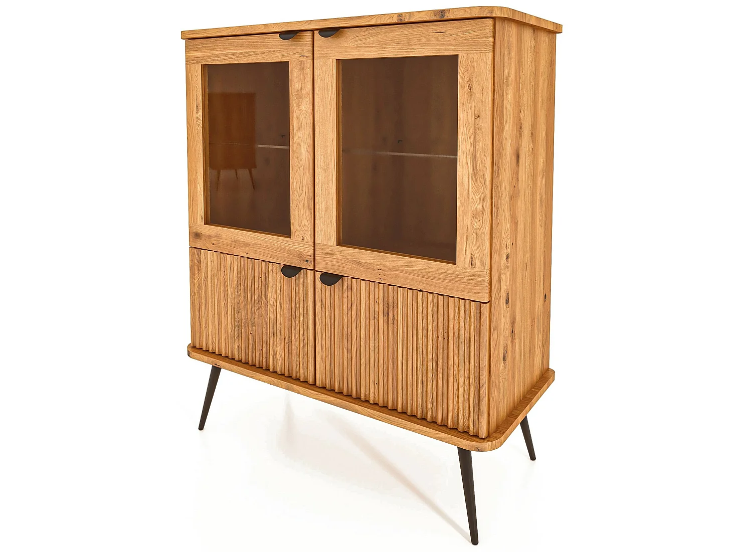 KULA - Kommode 100% aus massivem Holz aus Wildeiche, naturgeölt