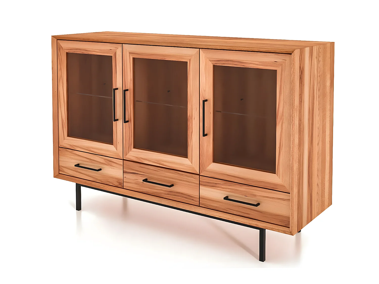 ABIES - Kommode 100% aus massivem Holz aus Kernbuche, naturgeölt