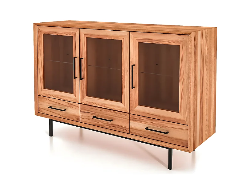 ABIES - Kommode 100% aus massivem Holz aus Kernbuche, naturgeölt