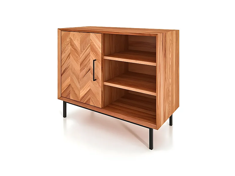 ABIES - Kommode 100% aus massivem Holz aus Kernbuche, naturgeölt