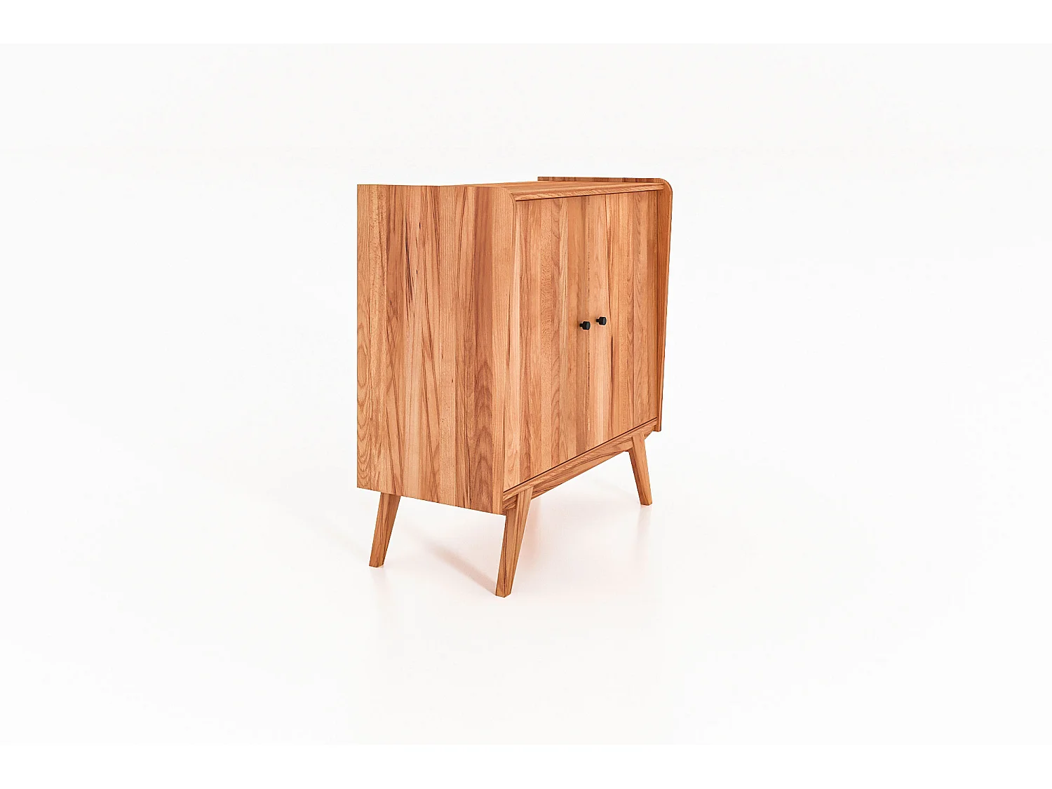 RETRO - Kommode 100% aus massivem Holz aus Kernbuche, naturgeölt