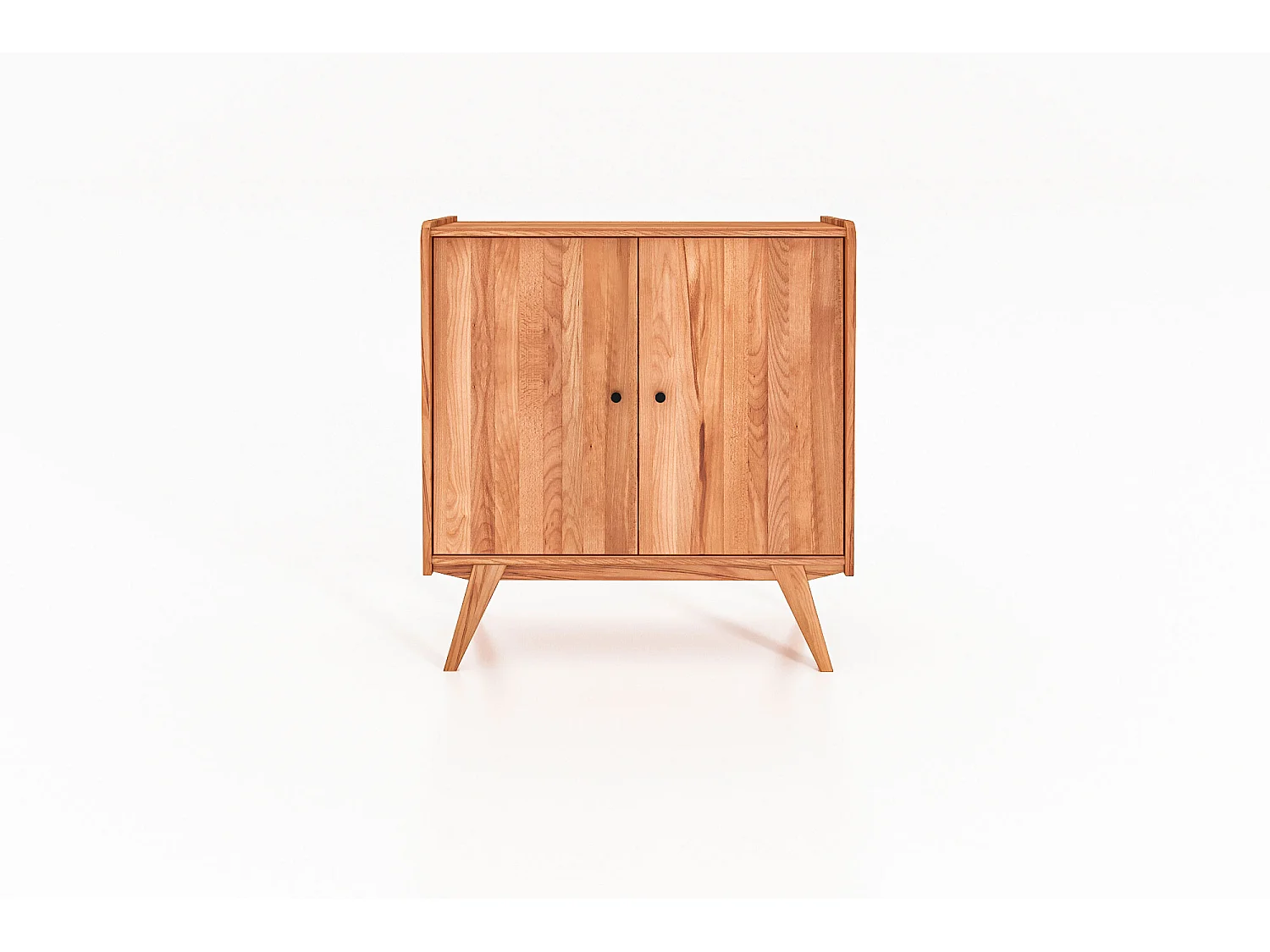 RETRO - Kommode 100% aus massivem Holz aus Kernbuche, naturgeölt