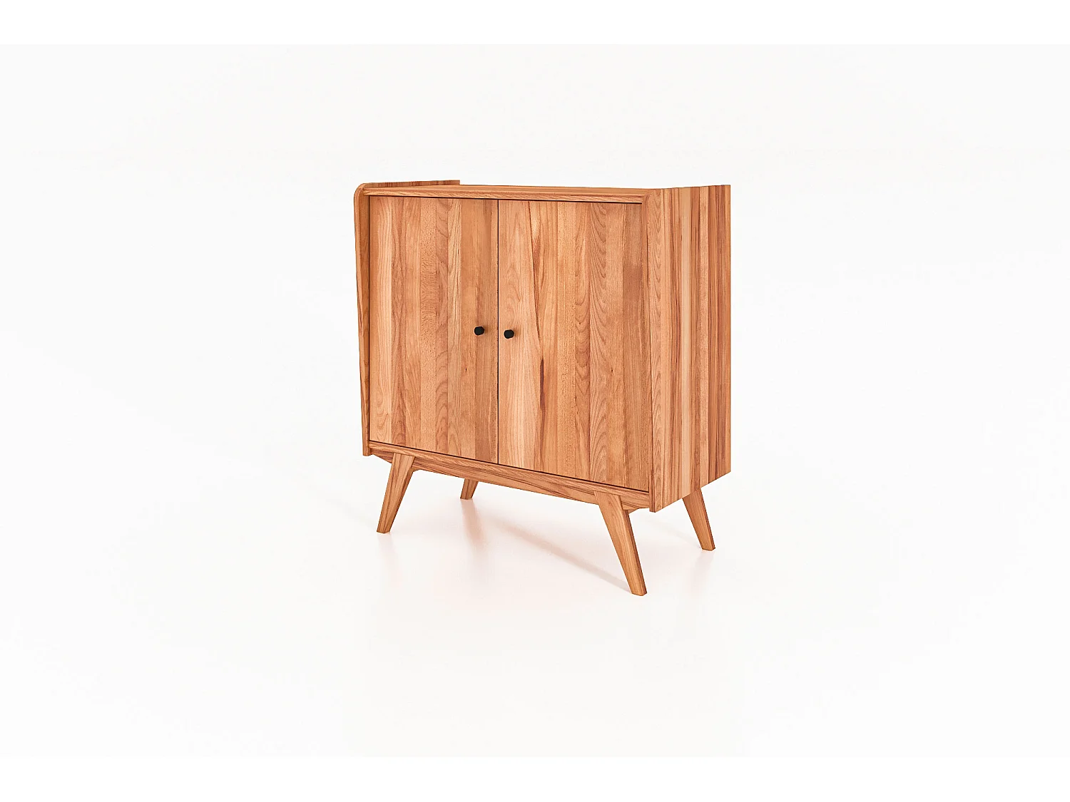 RETRO - Kommode 100% aus massivem Holz aus Kernbuche, naturgeölt