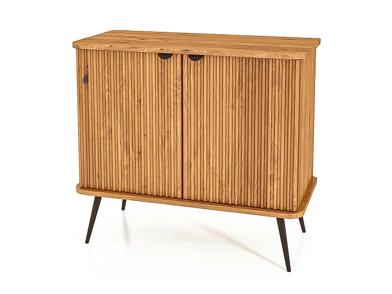 KULA - Kommode 100% aus massivem Holz aus Wildeiche, naturgeölt