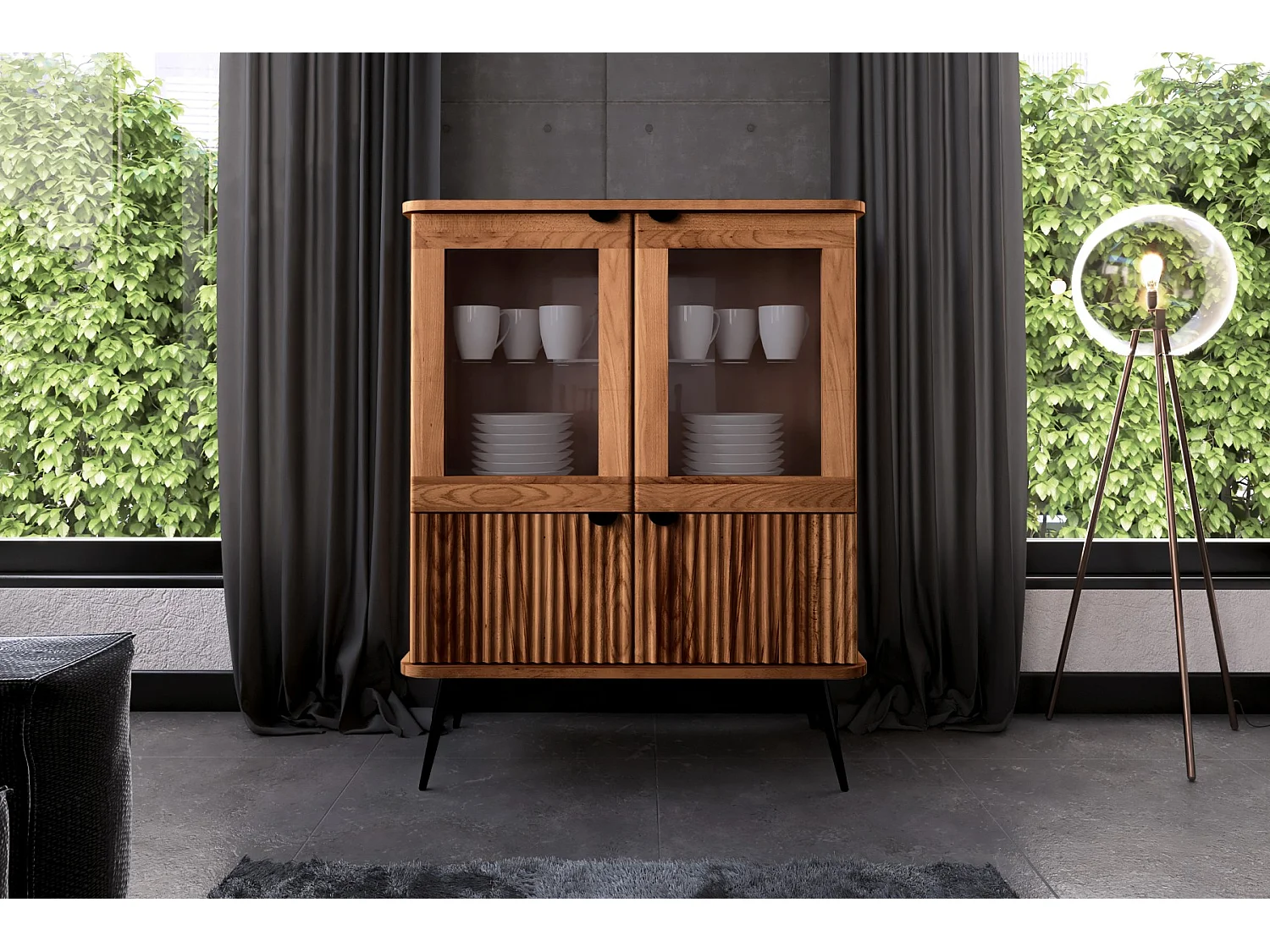 KULA - Kommode 100% aus massivem Holz aus Kernbuche, naturgeölt