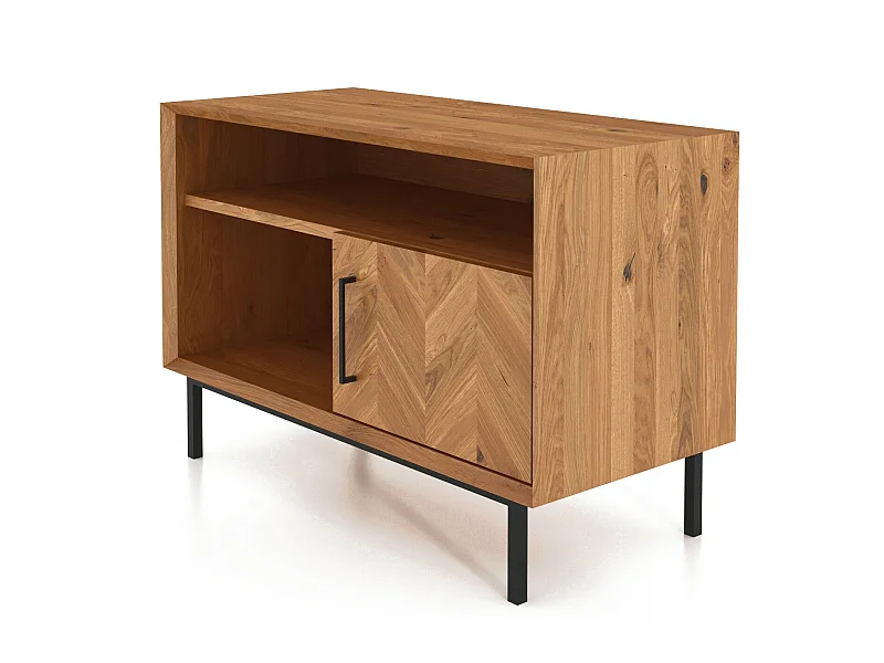 ABIES - Kommode 100% aus massivem Holz aus Wildeiche, naturgeölt