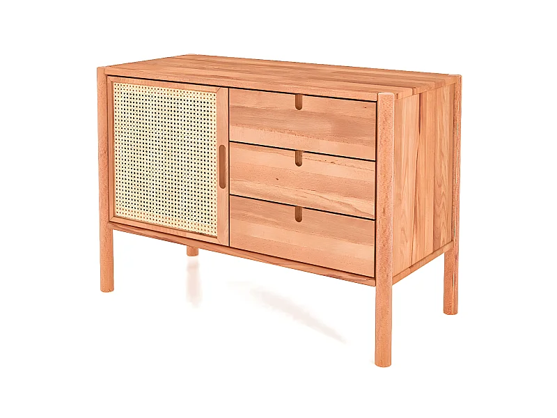 POLA - Kommode 100% aus massivem Holz aus Kernbuche, naturgeölt