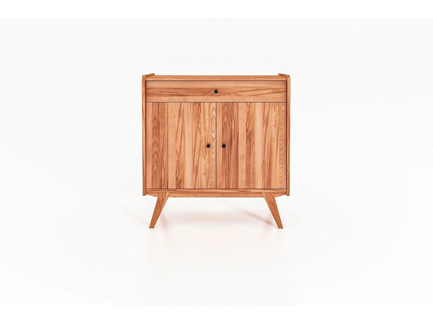 RETRO - Kommode 100% aus massivem Holz aus Kernbuche, naturgeölt