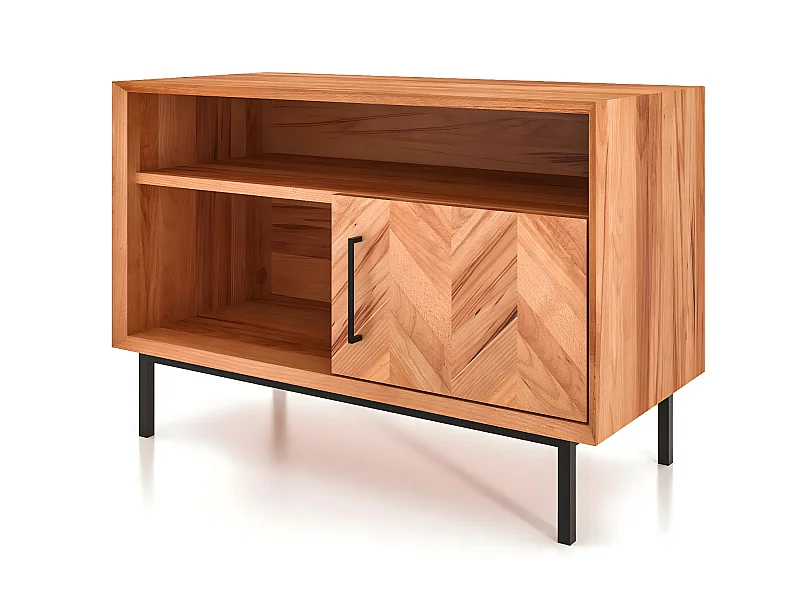 ABIES - Kommode 100% aus massivem Holz aus Kernbuche, naturgeölt