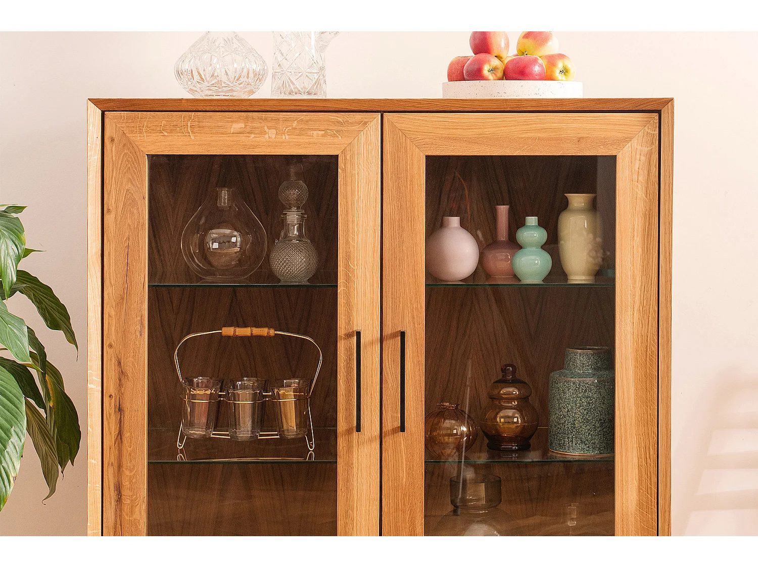 ABIES - Kommode 100% aus massivem Holz aus Wildeiche, naturgeölt