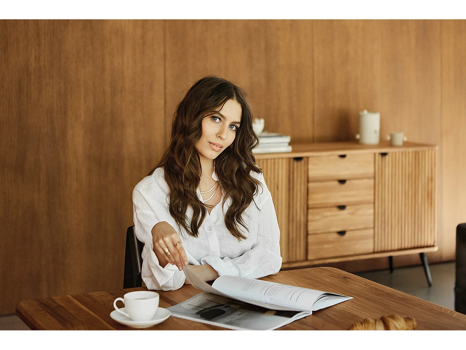 KULA - Kommode 100% aus massivem Holz aus Wildeiche, naturgeölt