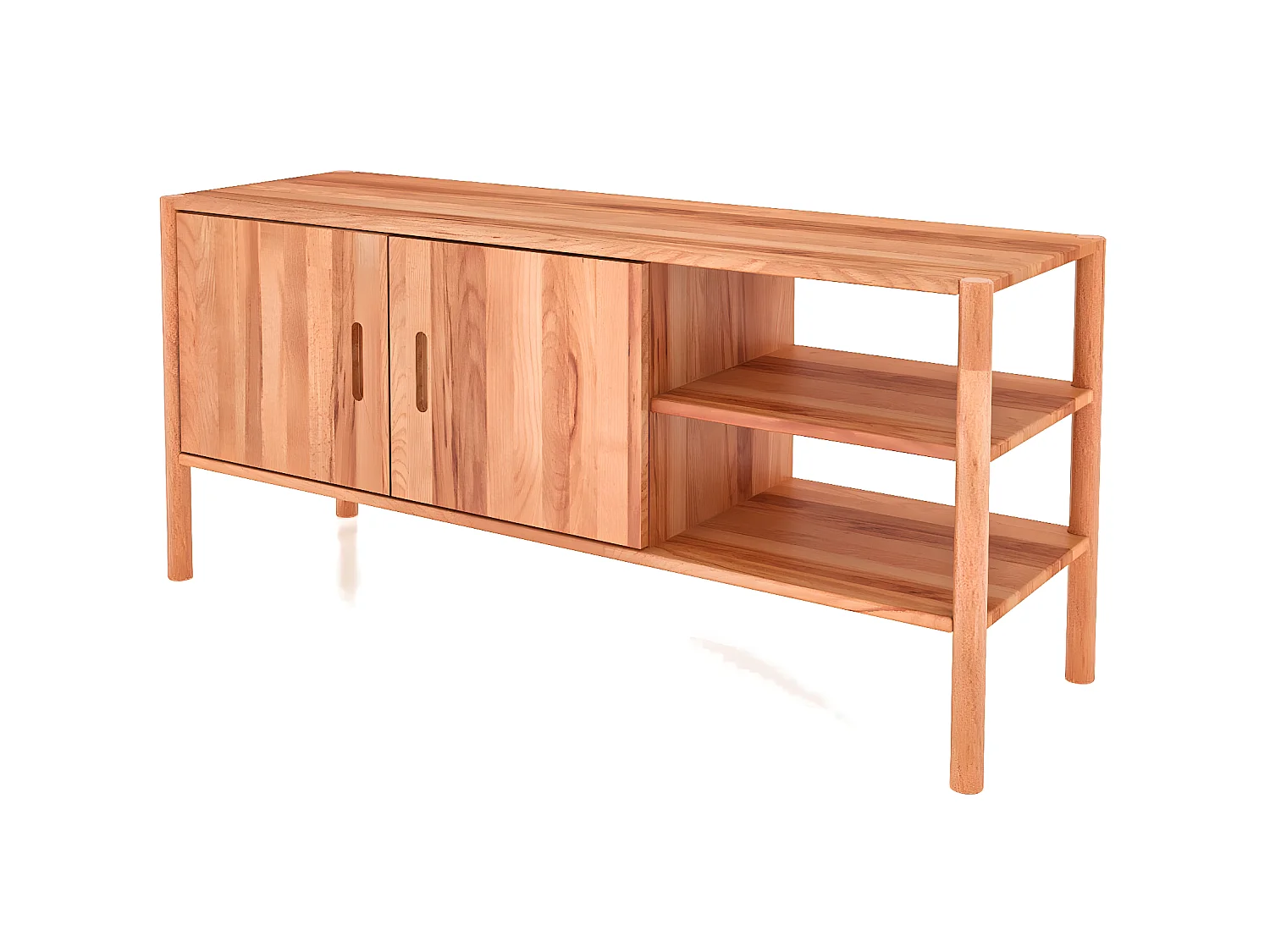 POLA - Kommode 100% aus massivem Holz aus Kernbuche, naturgeölt