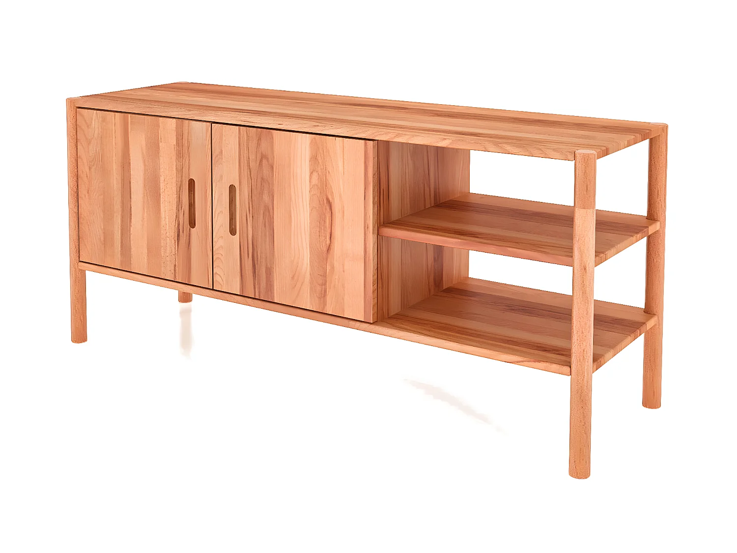 POLA - Kommode 100% aus massivem Holz aus Kernbuche, naturgeölt