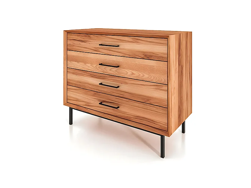 ABIES - Kommode 100% aus massivem Holz aus Kernbuche, naturgeölt