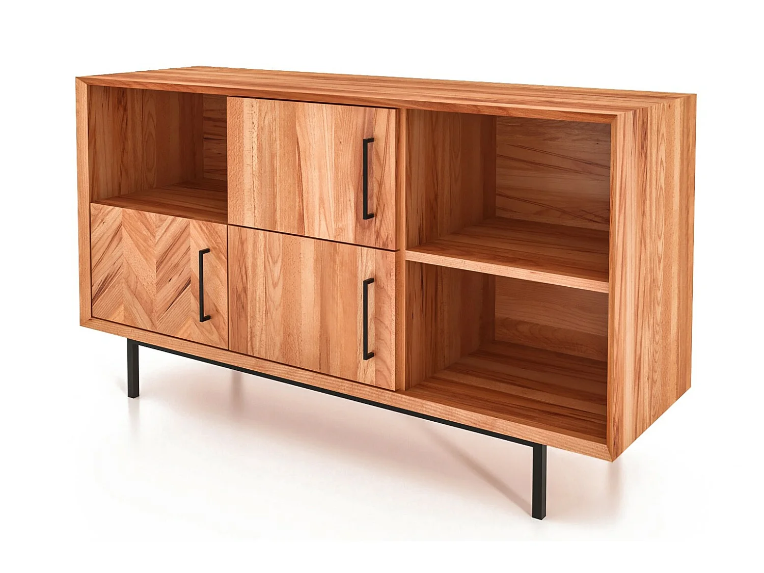 ABIES - Kommode 100% aus massivem Holz aus Kernbuche, naturgeölt