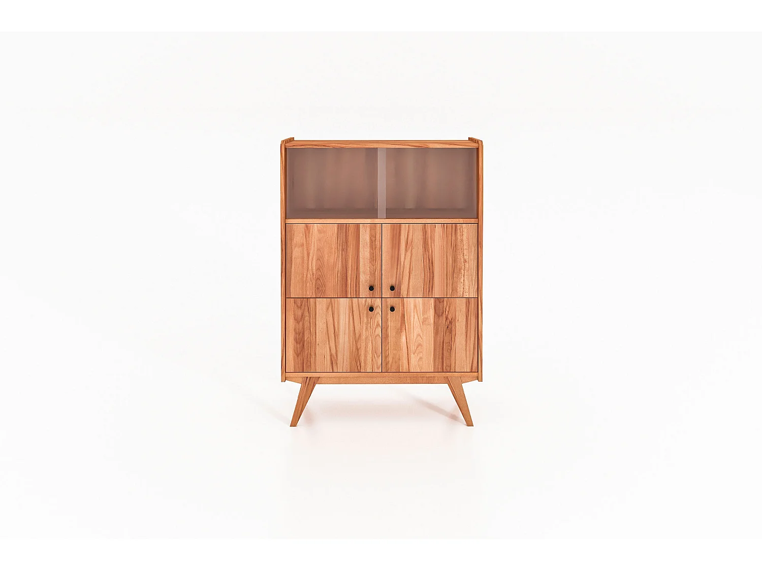 RETRO - Kommode 100% aus massivem Holz aus Kernbuche, naturgeölt