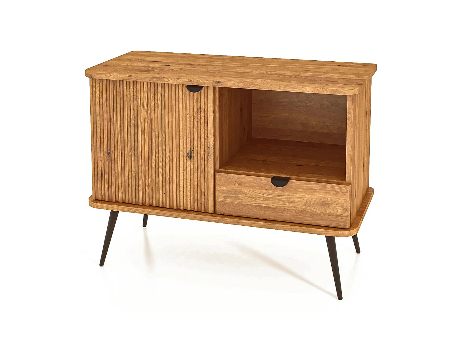 KULA - Kommode 100% aus massivem Holz aus Wildeiche, naturgeölt