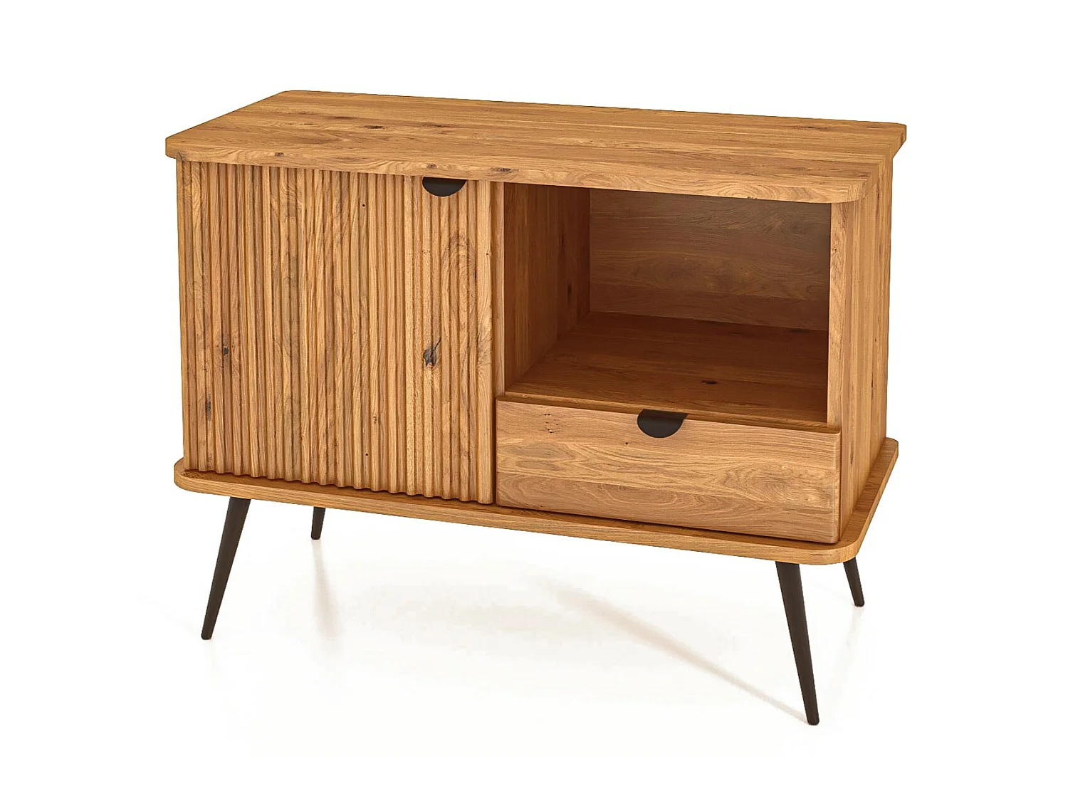 KULA - Kommode 100% aus massivem Holz aus Wildeiche, naturgeölt