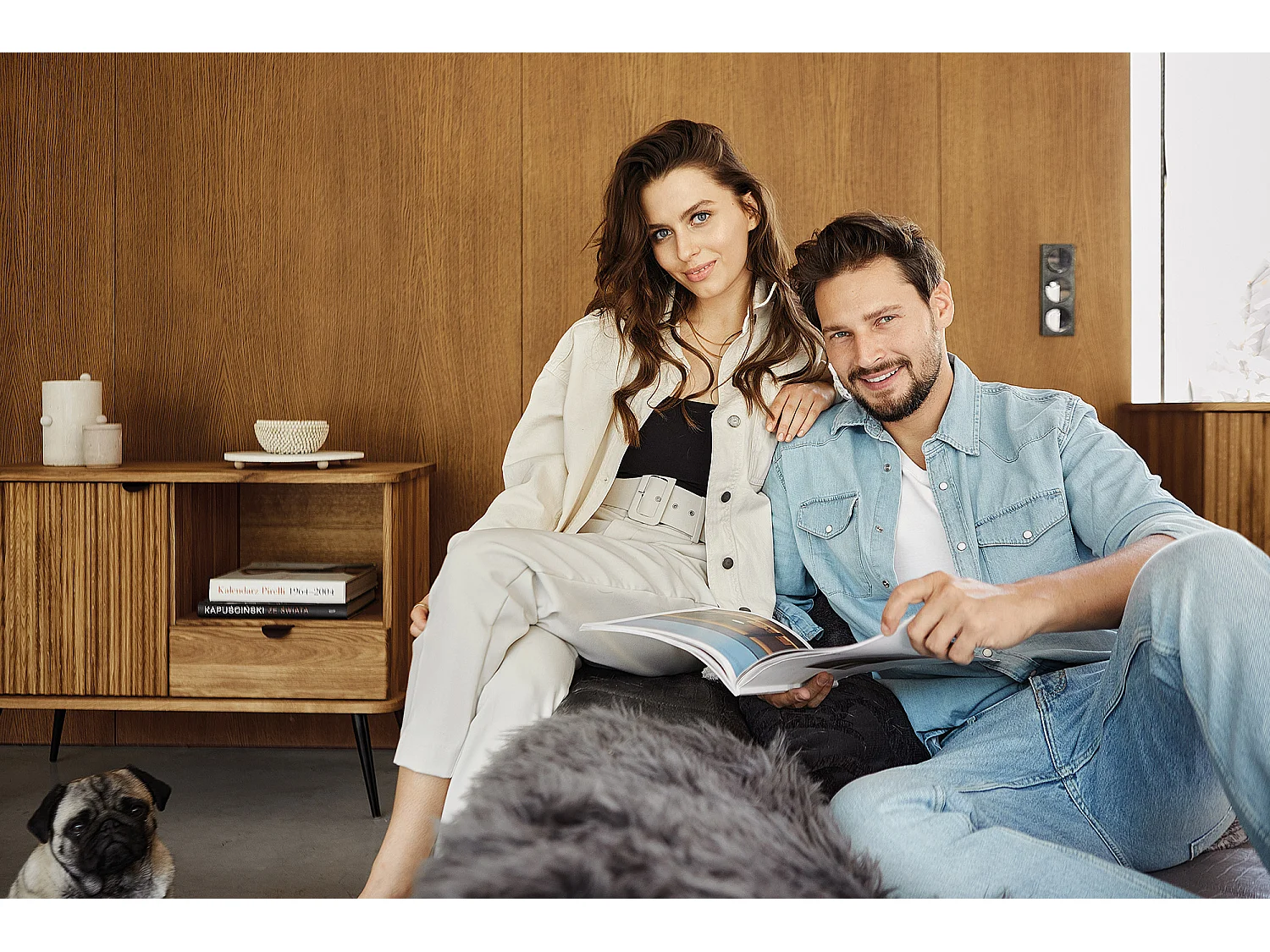 KULA - Kommode 100% aus massivem Holz aus Wildeiche, naturgeölt