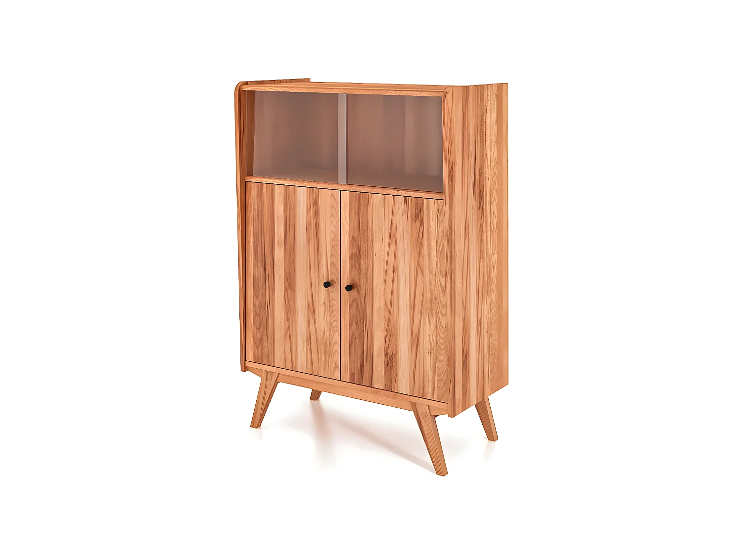 RETRO - Kommode 100% aus massivem Holz aus Kernbuche, naturgeölt