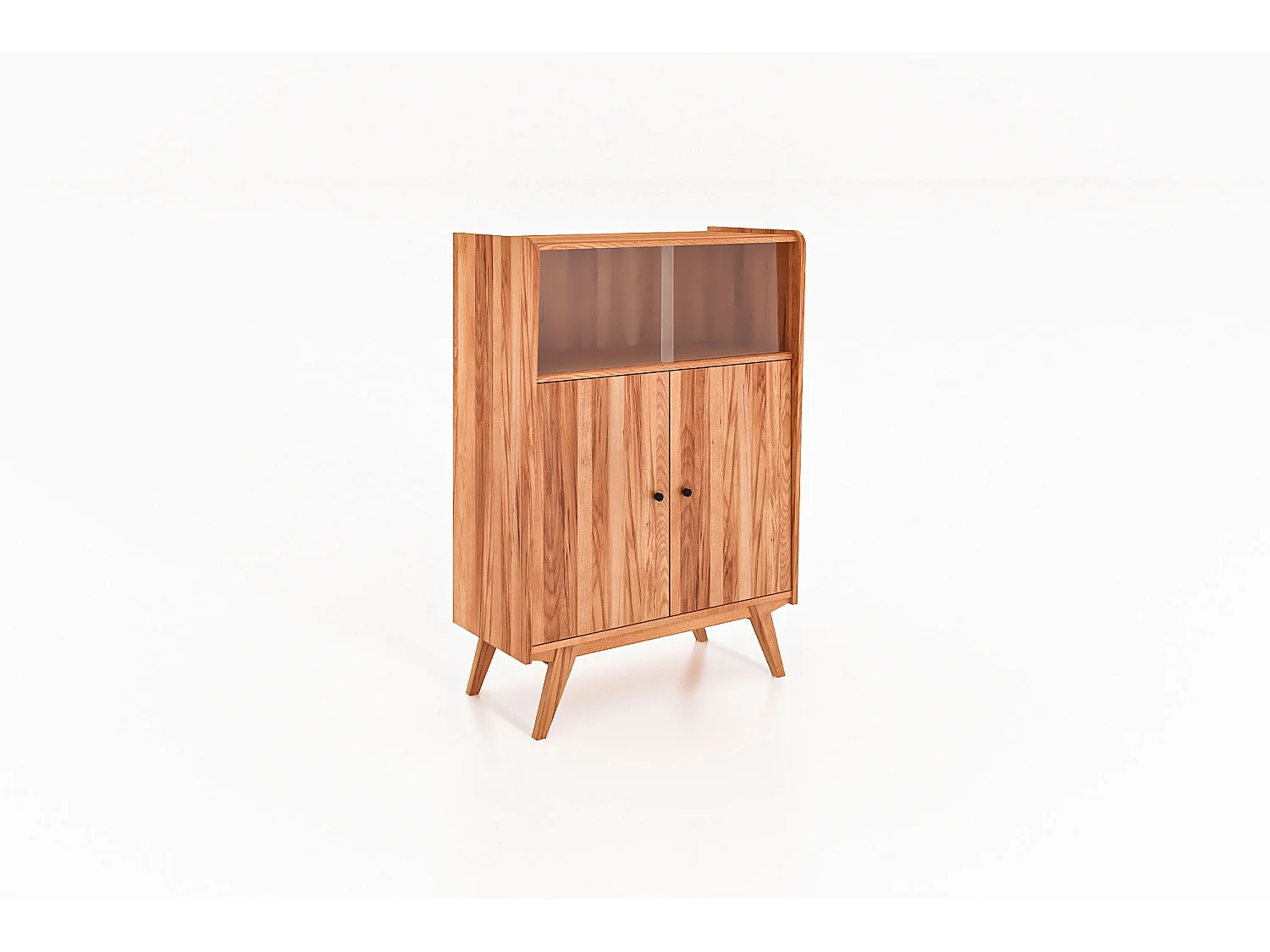 RETRO - Kommode 100% aus massivem Holz aus Kernbuche, naturgeölt