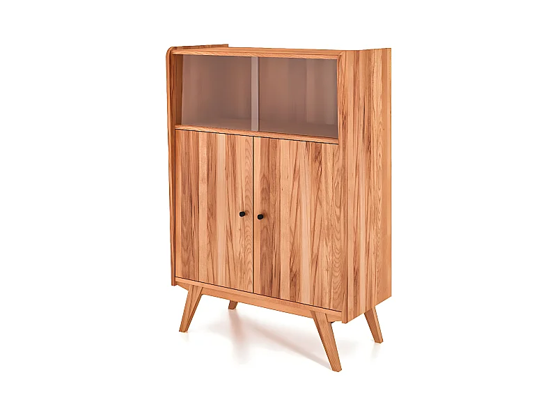 RETRO - Kommode 100% aus massivem Holz aus Kernbuche, naturgeölt