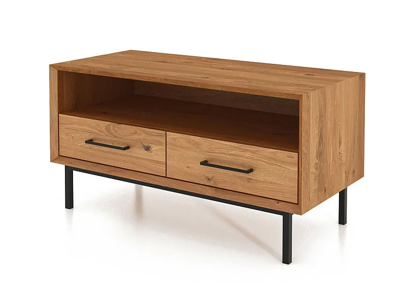 ABIES - TV-Möbel mit Schubladen aus Wildeiche naturgeölt