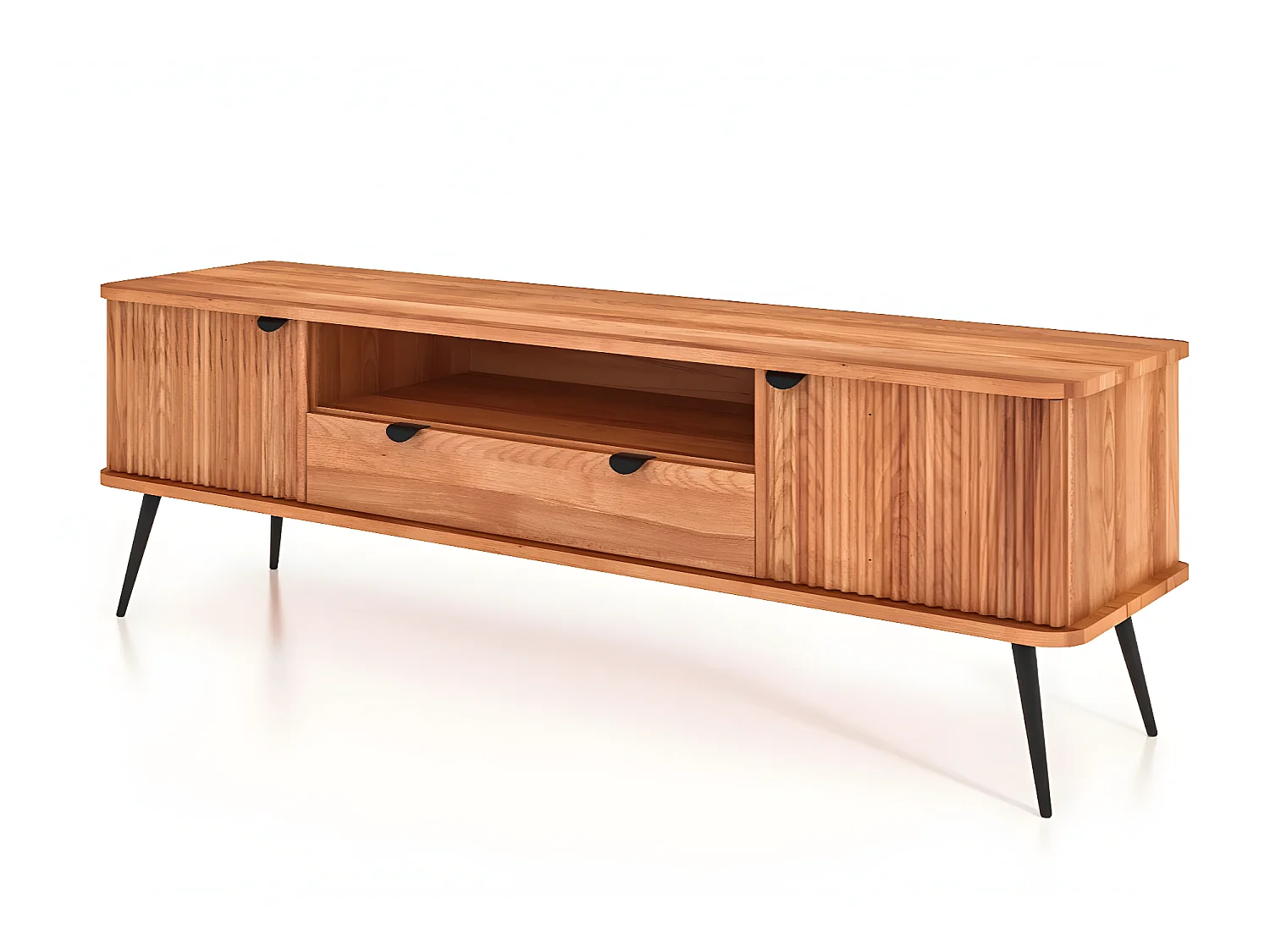 KULA - TV-Möbel mit Schublade aus Kernbuche naturgeölt