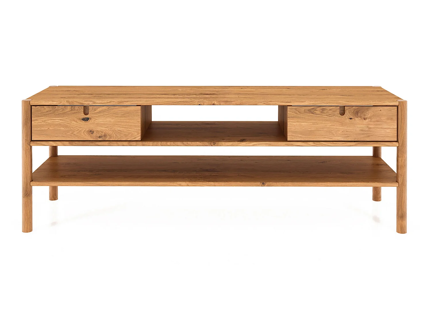 POLA - TV-Möbel mit Schubladen aus Wildeiche naturgeölt