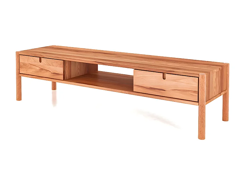 POLA - TV-Möbel mit Schubladen aus Kernbuche naturgeölt