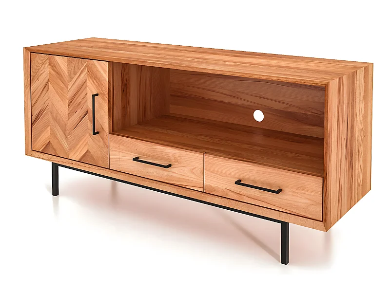 ABIES - TV-Möbel mit Schublade aus Kernbuche naturgeölt