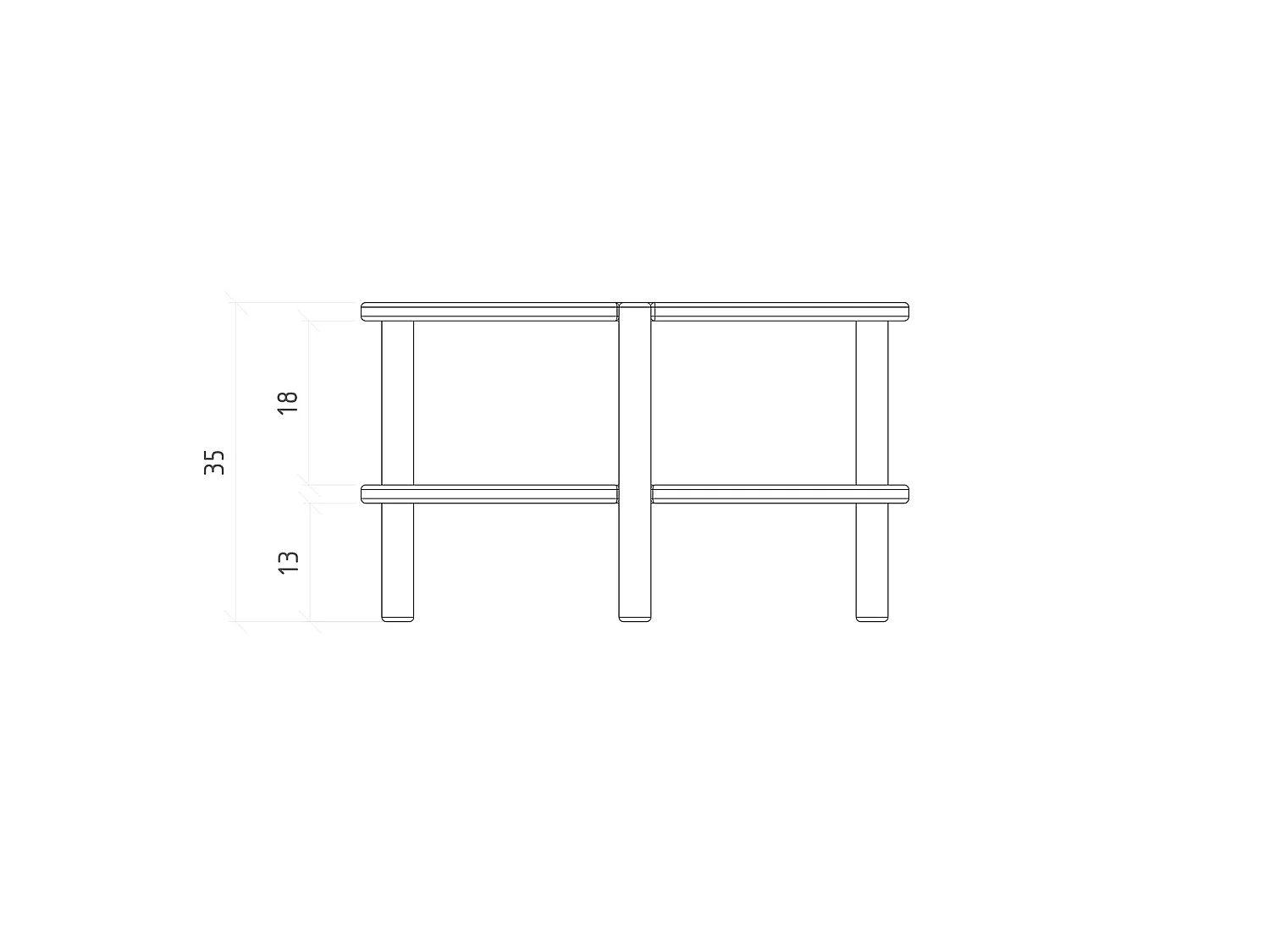 POLA - Niedriger Couchtisch mit Rattan aus Wildeiche, naturgeölt Φ60