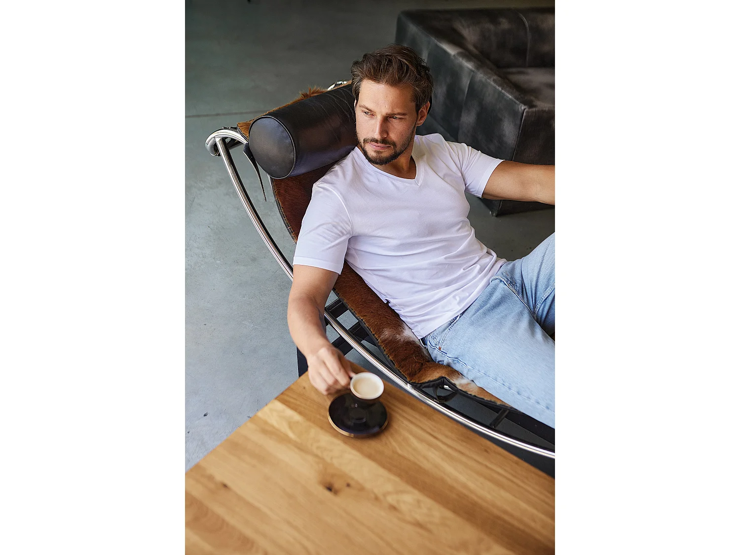 KULA - Couchtisch aus Wileiche, naturgeölt 60x110