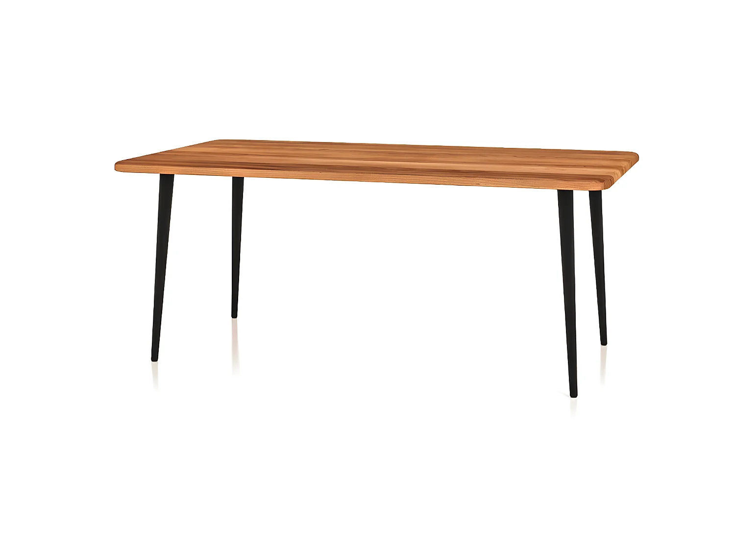 KULA - Table basse en cœur de hêtre, huilé naturel 60x110