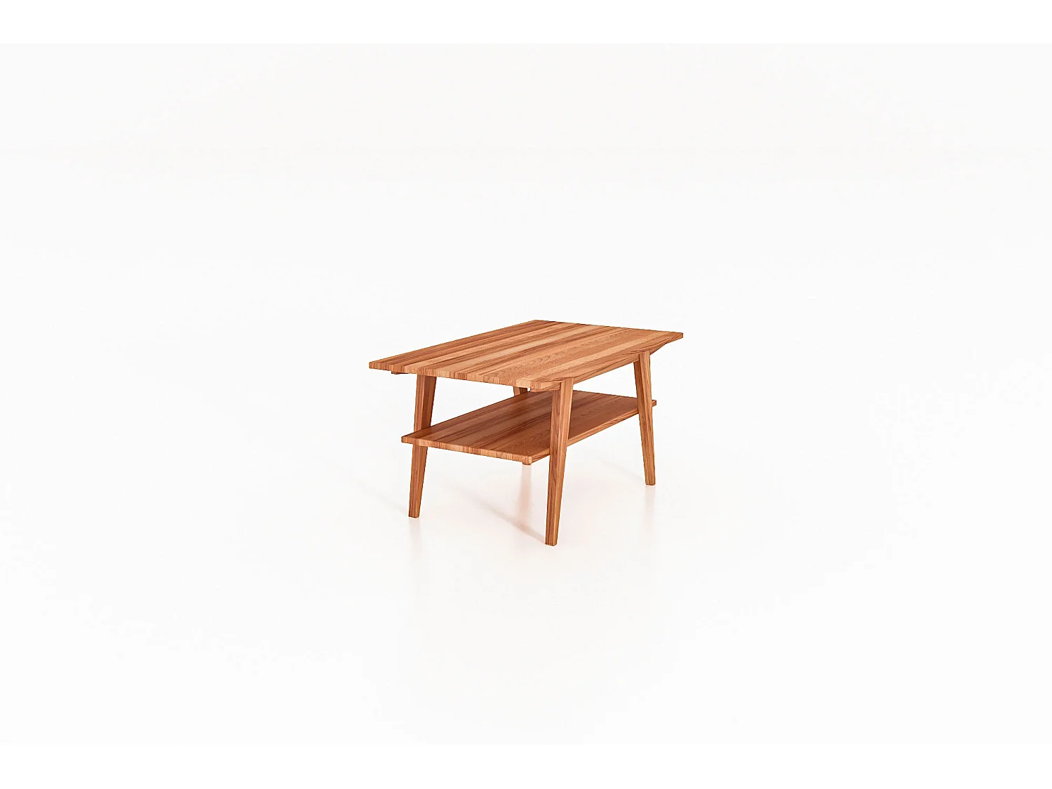 RETRO - Couchtisch aus Kernbuche, naturgeölt 80x80