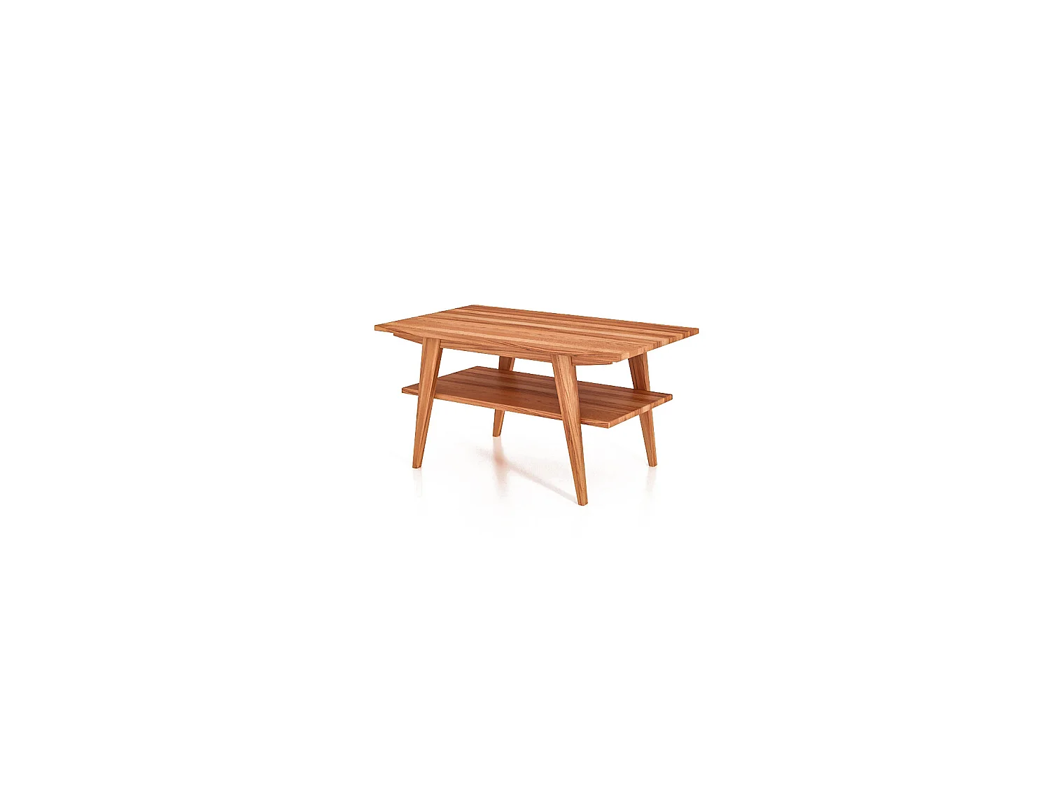 RETRO - Couchtisch aus Kernbuche, naturgeölt 60x80