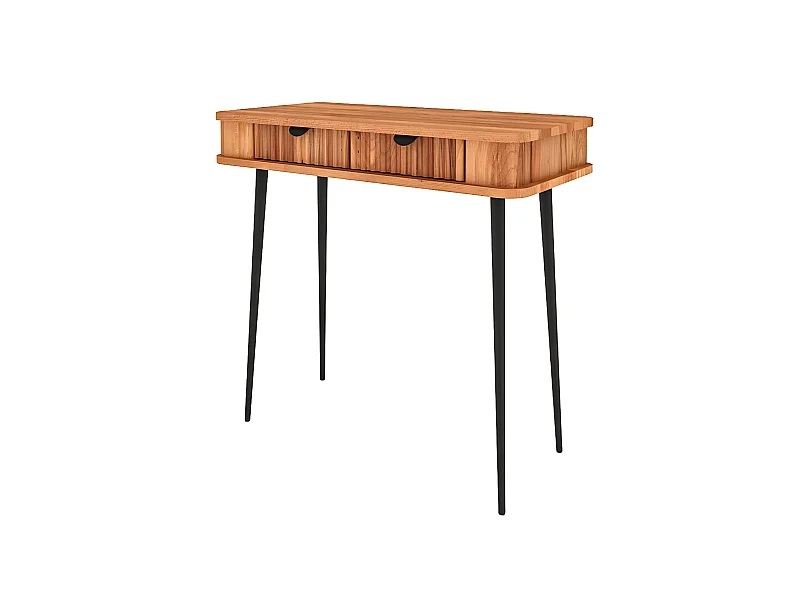 KULA - Schminktisch mit Schubladen aus Kernbuche, naturgeölt