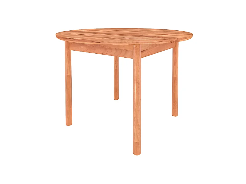 POLA - Runder Tisch mit Ausziehfunktion aus Kernbuche, naturgeölt Φ100