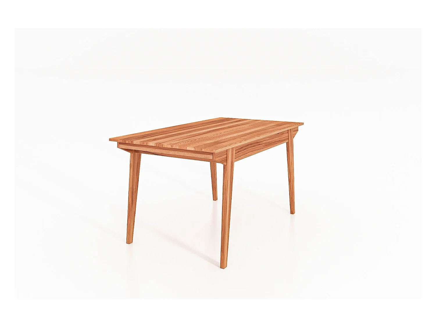 RETRO - Table en cœur de hêtre, huilé naturel 100x120